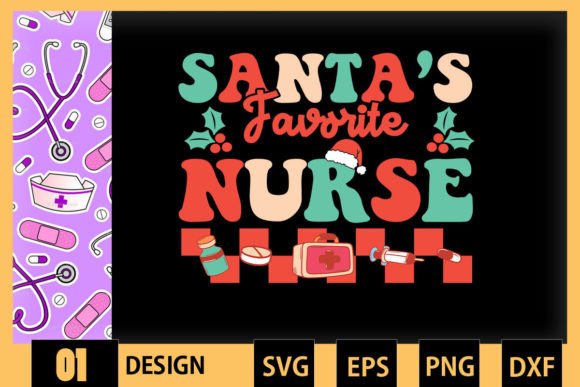 Christmas Nurse Graphics for Crafts & Blogs