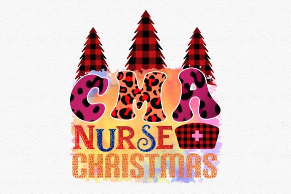 CMA Nurse Christmas Sublimation Graphics