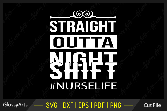 Night Shift Nurse Graphics for Crafts & Blogs