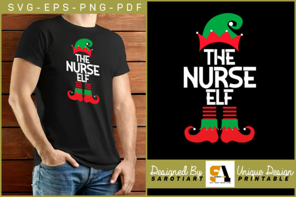 Nurse Christmas Graphics for Crafts