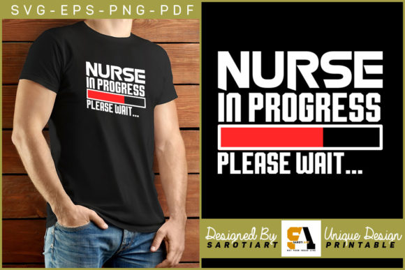 Nurse in Progress Gift: Graphics for Crafts
