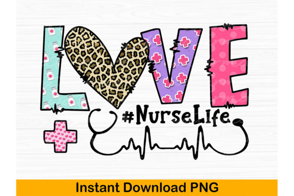 Nurse Life Graphics for Crafts & Branding