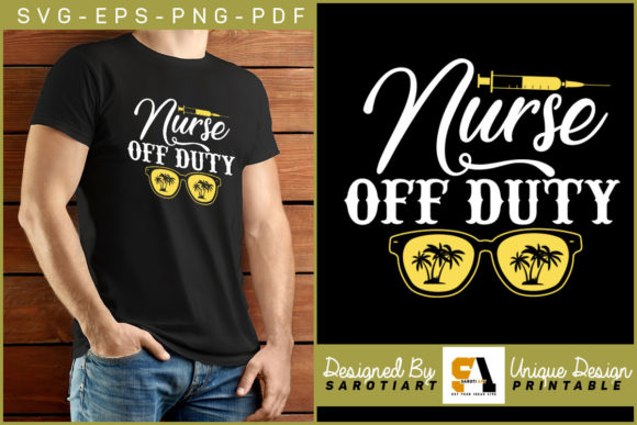 Nurse Off Duty Graphics for Crafts & Branding