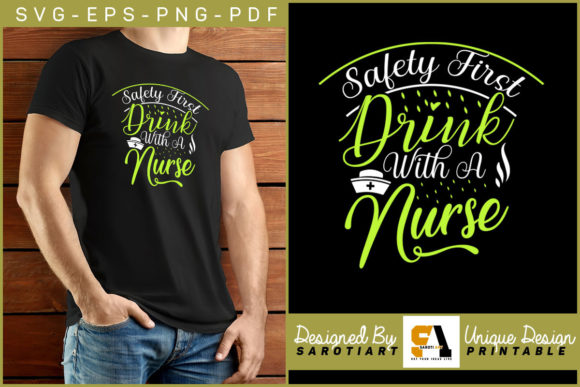 Nurse Safety First Graphics for Crafts