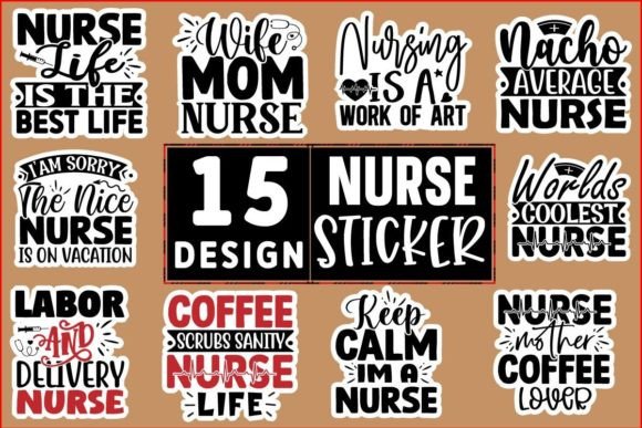 Nurse Stickers: Crafts & Graphics for Blogs