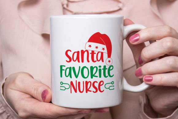 Santa Favorite Nurse Graphics for Crafts