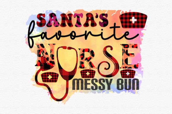 Santa’s Favorite Nurse Graphics for Crafts