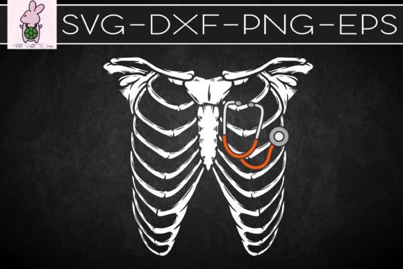 Stethoscope Skeleton Ribs: Fun Crafts & Graphics